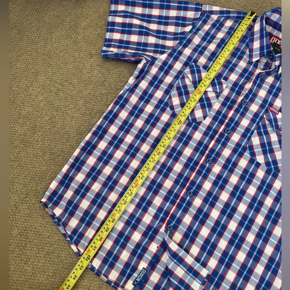 DIXXON Flannel Company Victory Mens Plaid Button Up Shirt Bamboo Blend Size XL - Picture 6 of 8